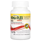 NaturesPlus, Hema-Plex, Iron with Essential Nutrients for Healthy Red Blood Cells , 60 Slow-Release Tablets