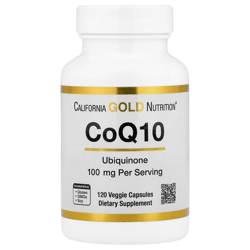 California Gold Nutrition, CoQ10, USP Grade Ubiquinone, 100 mg, 120 Veggie Capsules