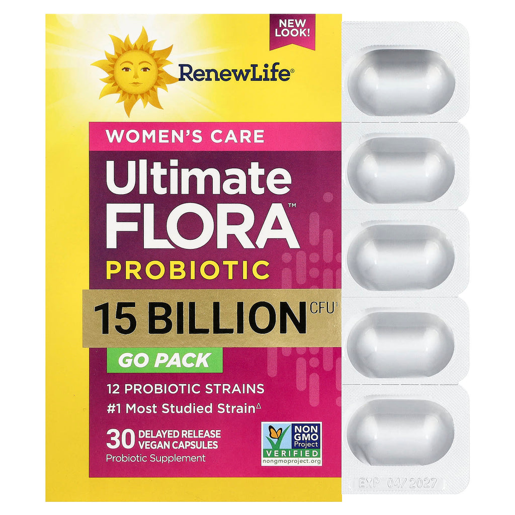 Renew Life, Women's Care Probiotic, 15 Billion CFU, 30 Vegetarian Capsules