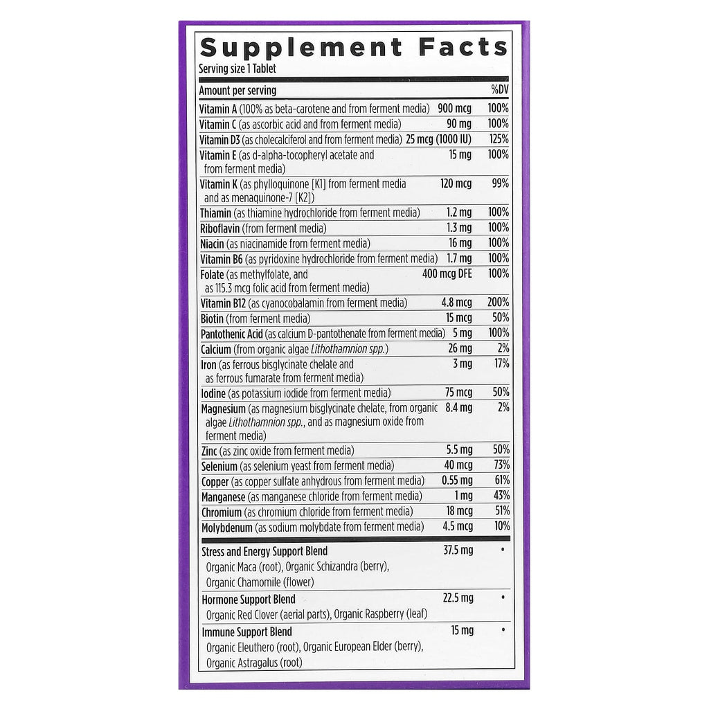 New Chapter, One Daily Every Woman's™ Multivitamin, 72 Vegetarian Tablets