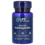 Life Extension, Optimized Ashwagandha, 60 Vegetarian Capsules (125 mg per Capsule)