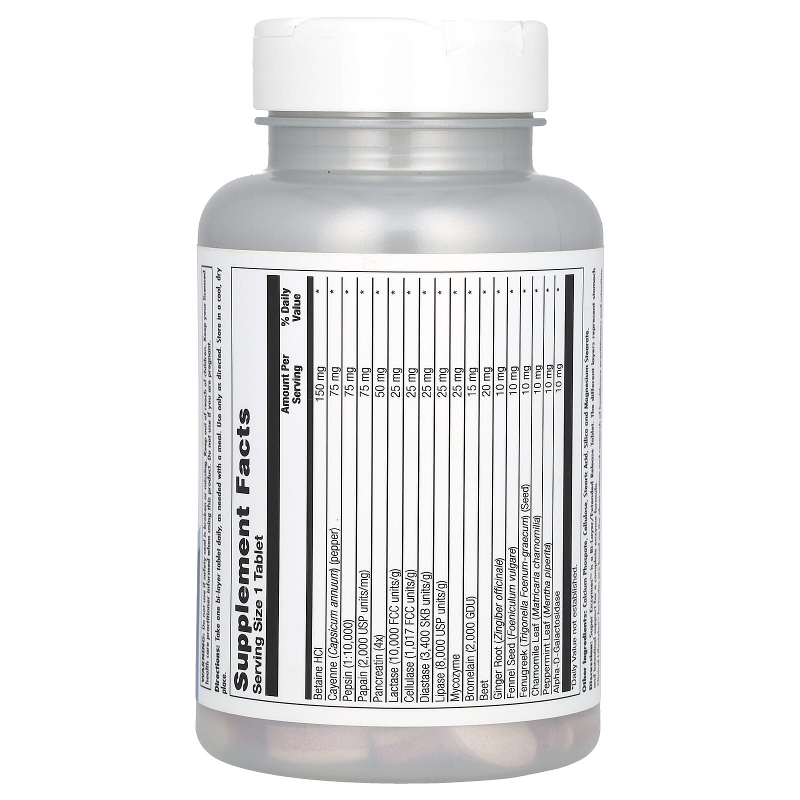 KAL, Super Enzymes, 60 Tablets