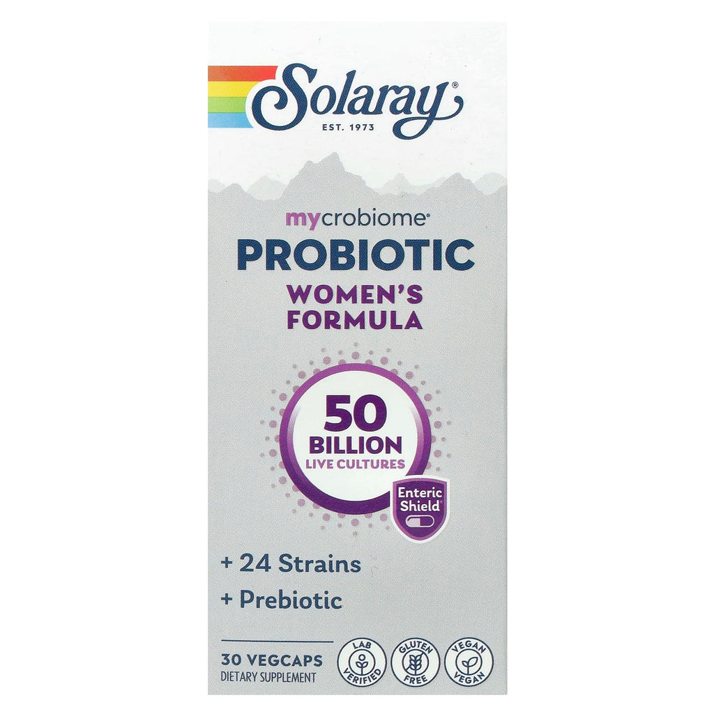 Solaray, Mycrobiome, Probiotic, Women's Formula, 50 Billion, 30 VegCaps