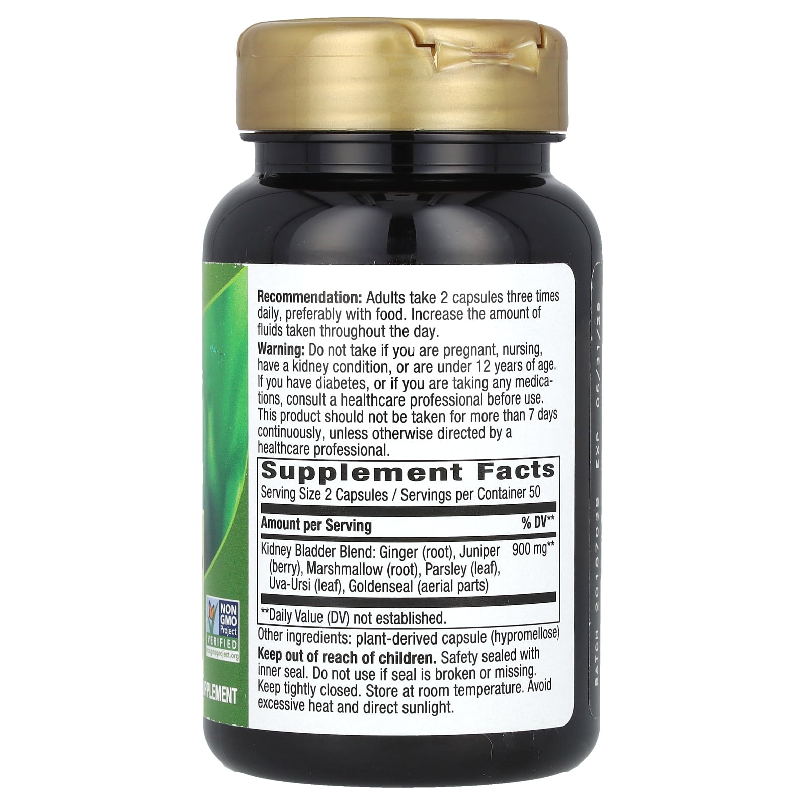 Nature's Way, Kidney Bladder, 100 Vegan Capsules