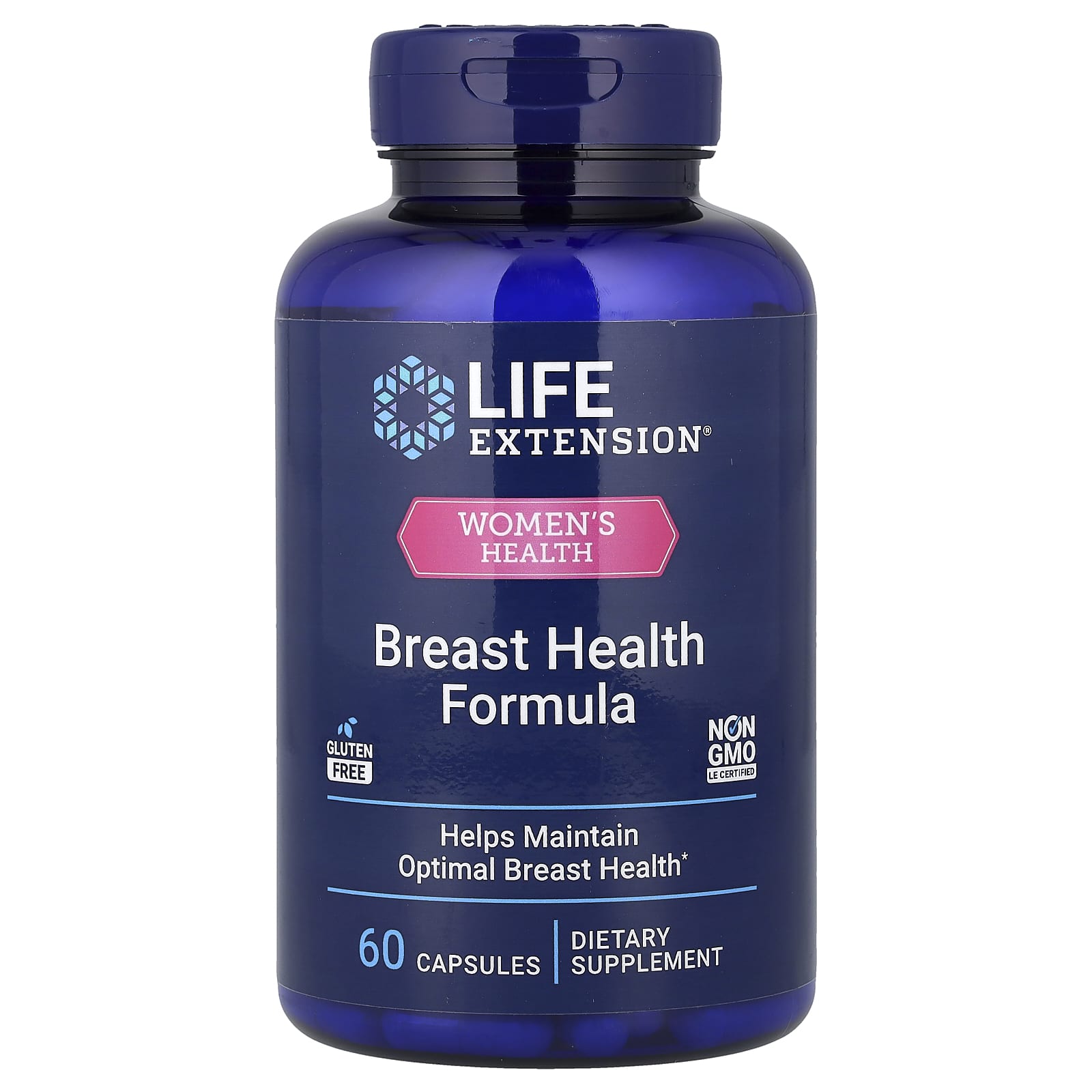Life Extension, Women's Health, Breast Health Formula, 60 Capsules