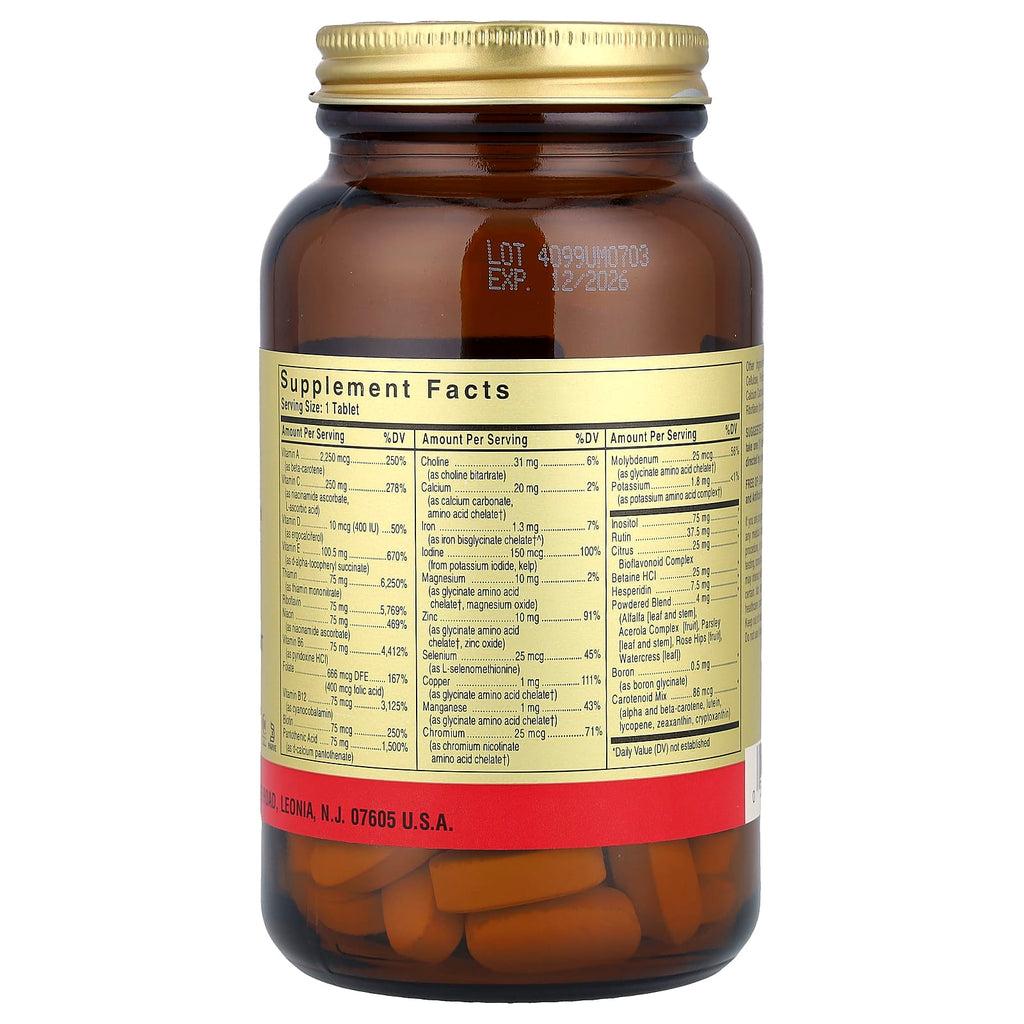 Solgar, V™, Formula VM-75®, Multiple Vitamins with Chelated Minerals, 90 Tablets