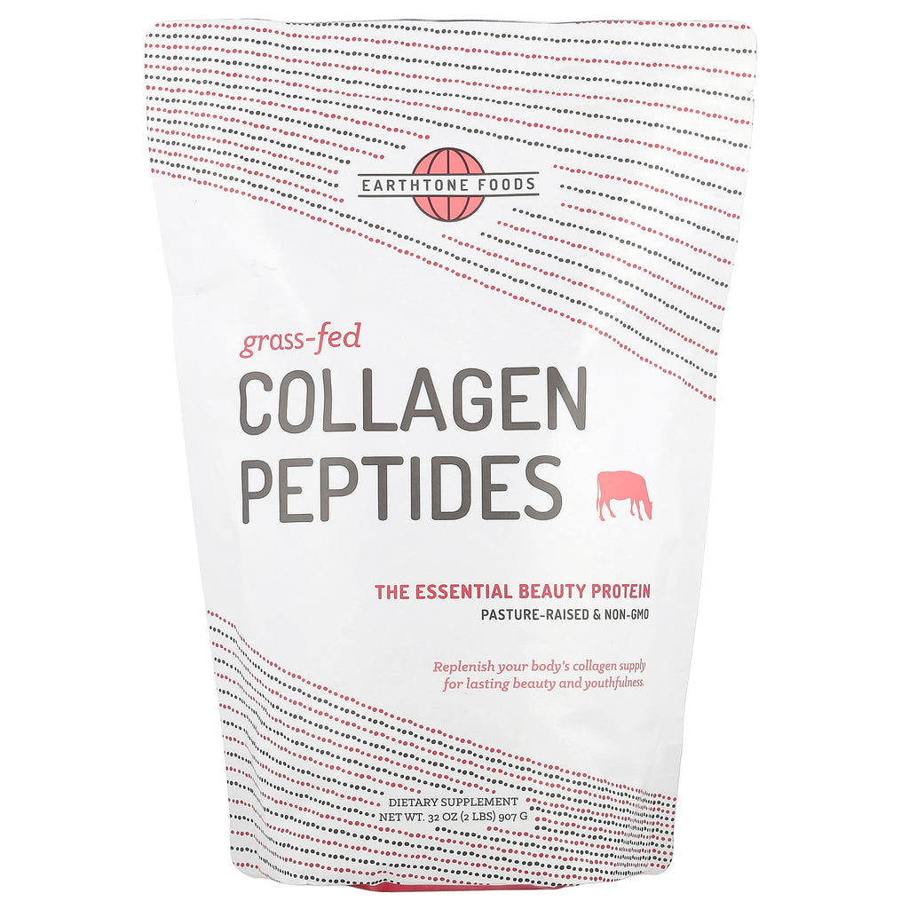 Earthtone Foods, Grass Fed Collagen Peptides, 32 oz (907 g)