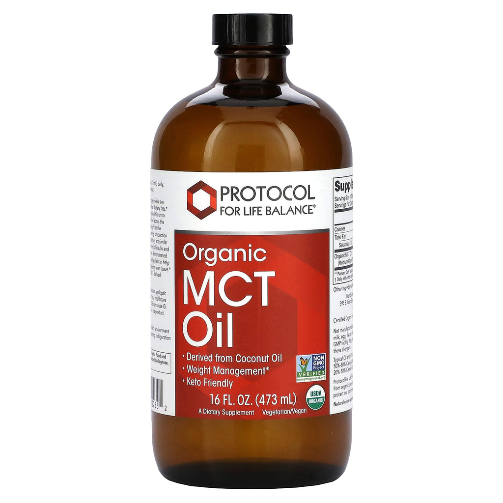 Protocol for Life Balance, Organic MCT Oil, 14 g, 16 fl oz (473 ml)
