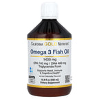 California Gold Nutrition, Omega-3 Fish Oil, Norwegian Triglyceride, Natural Lemon, 16.9 fl oz (500 ml)