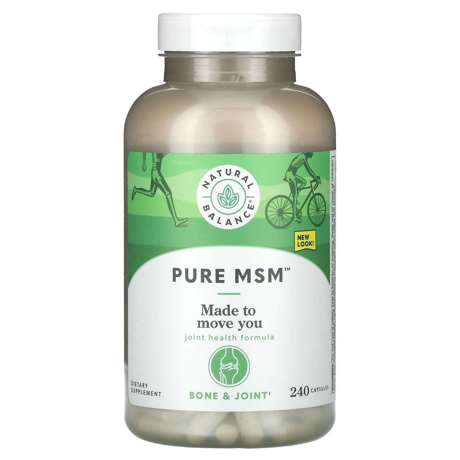 Natural Balance, Pure MSM, 240 Capsules (1,000 mg per Capsule)