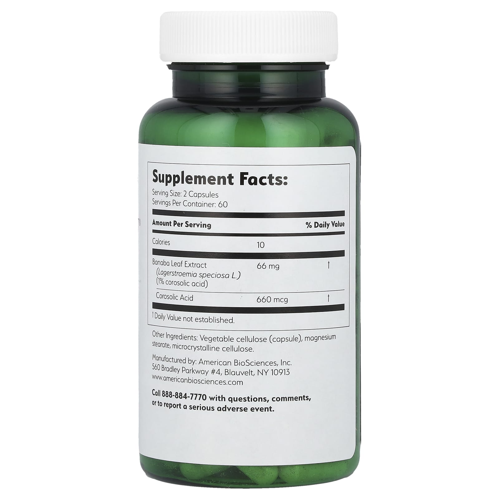 American Biosciences, SUGARSolve 24/7®, 120 Capsules