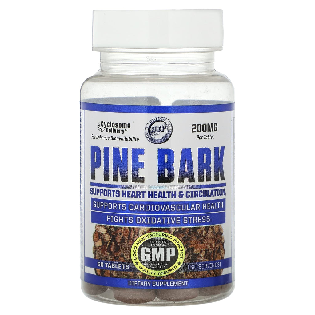 Hi Tech Pharmaceuticals, Pine Bark, 200 mg, 60 Tablets