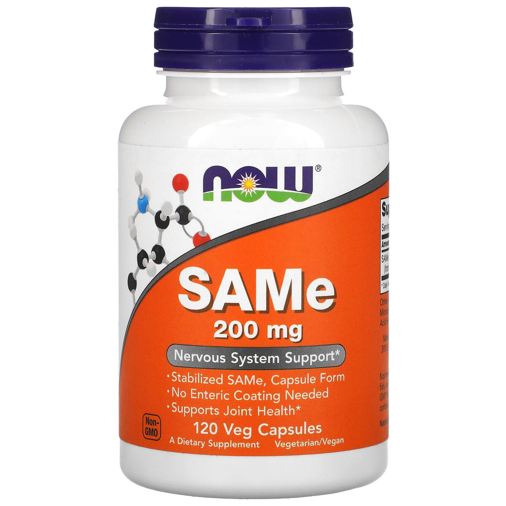 NOW Foods, SAMe, Disulfate Tosylate, 200 mg, 120 Veg Capsules