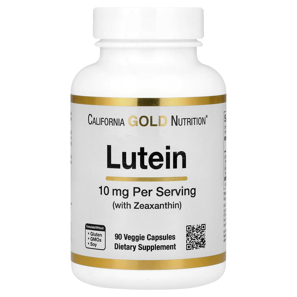 California Gold Nutrition, Lutein, 90 Veggie Capsules