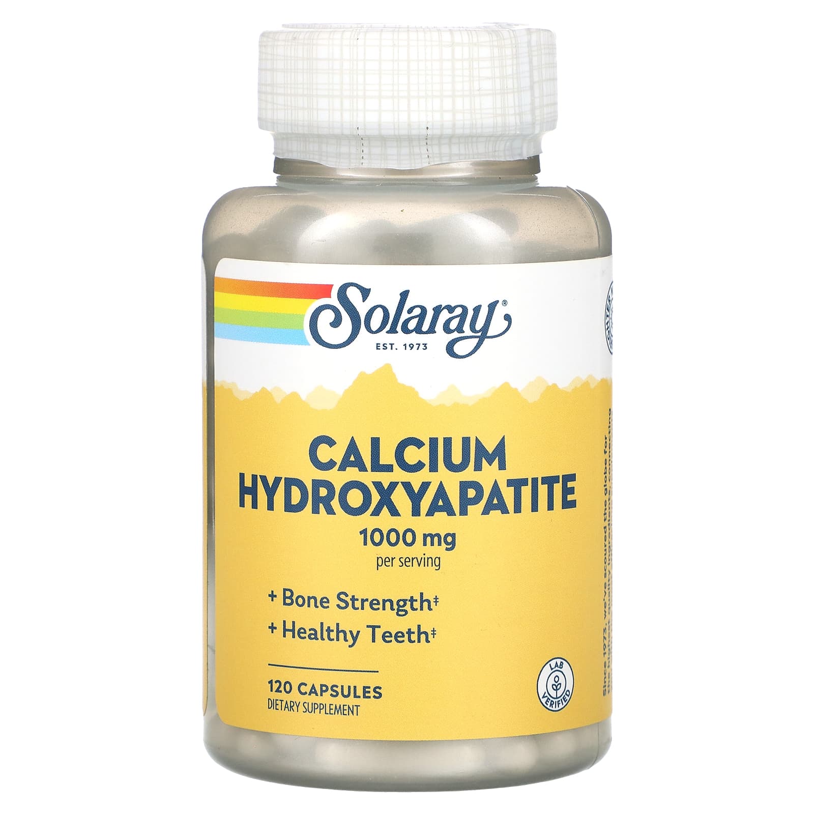 Solaray, Calcium Hydroxyapatite, 120 Capsules (250 mg per Capsule)