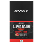 Onnit, Alpha Brain Instant, Memory & Focus, Ruby Grapefruit, 30 Packets, 0.13 oz (3.6 g) Each 