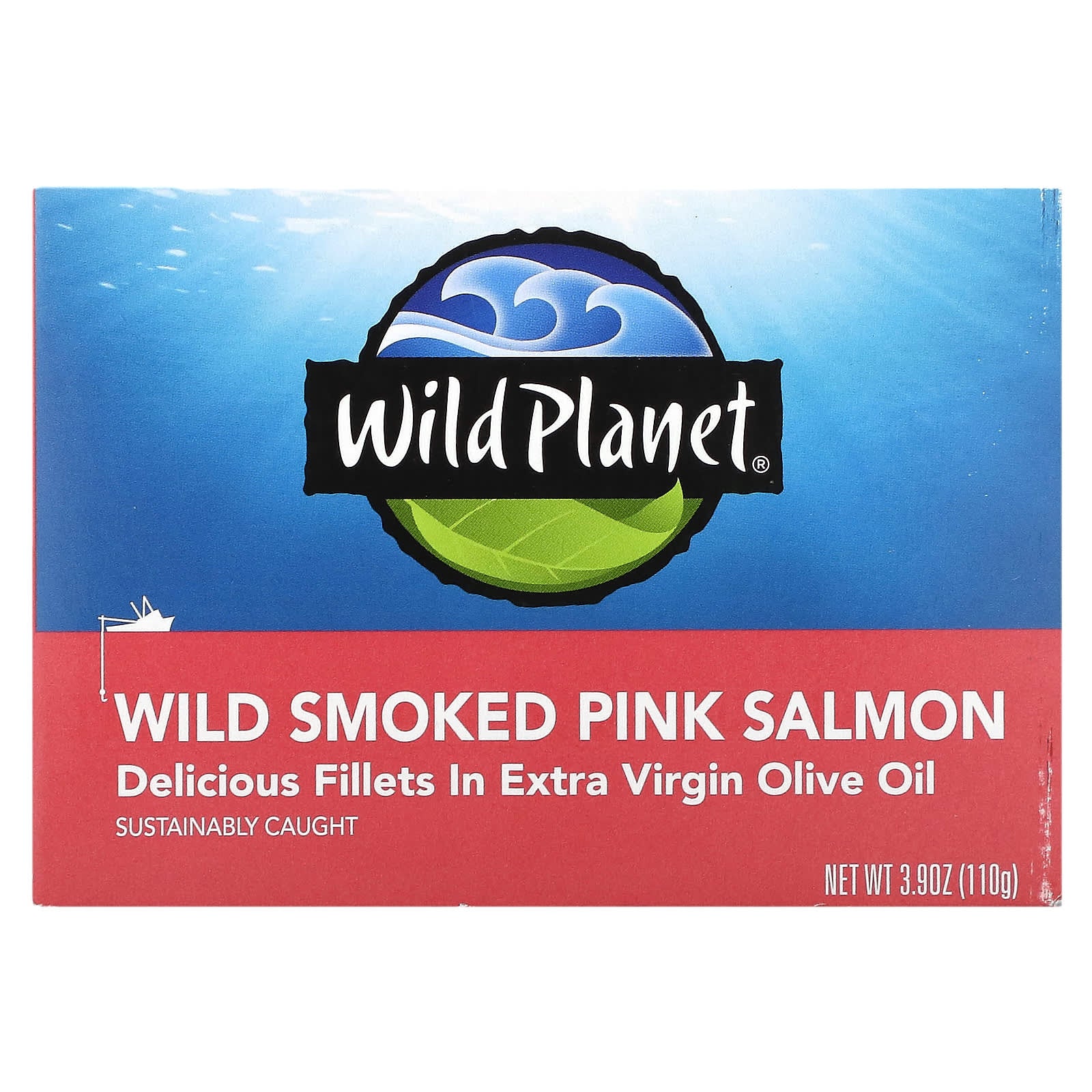 Wild Planet, Wild Smoked Pink Salmon, 3.9 oz (110 g)