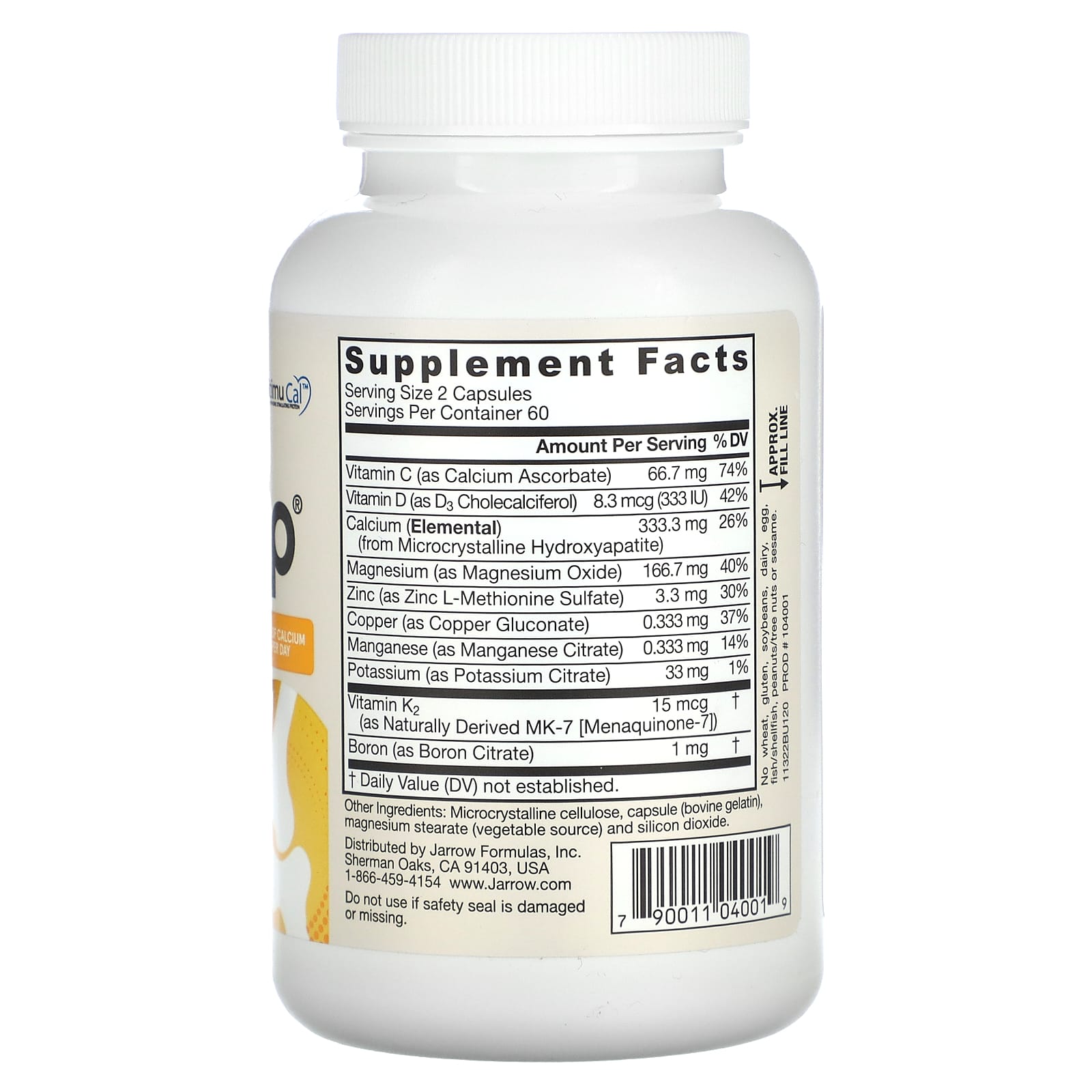 Jarrow Formulas, Bone-Up, 120 Capsules