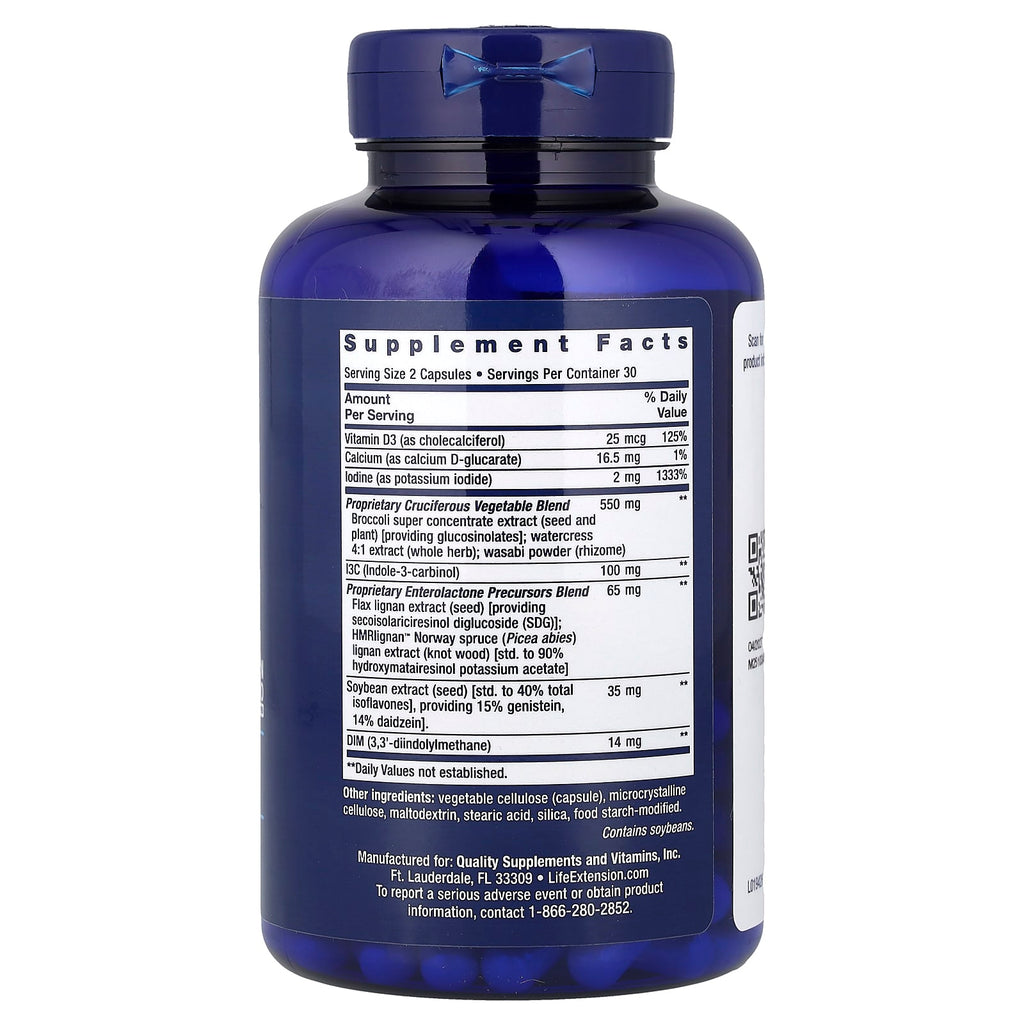 Life Extension, Women's Health, Breast Health Formula, 60 Capsules