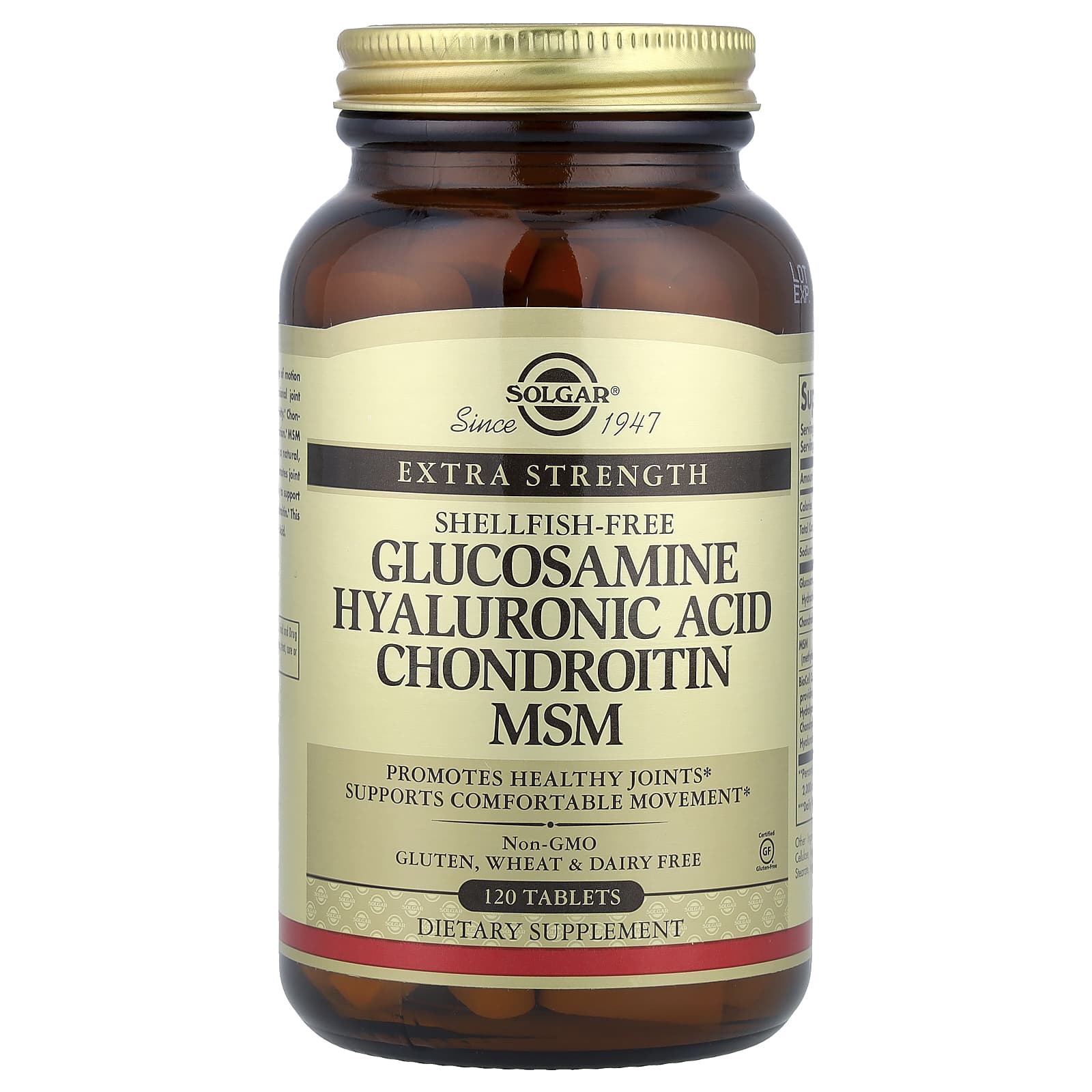 Solgar, Glucosamine Hyaluronic Acid Chondroitin MSM, 120 Tablets