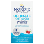 Nordic Naturals, Ultimate Omega® Minis, Strawberry, 60 Mini Soft Gels (560 mg per Soft Gel)