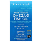 Viva Naturals, Omega-3 Fish Oil, Triple Strength, 2,500 mg, 90 Softgels