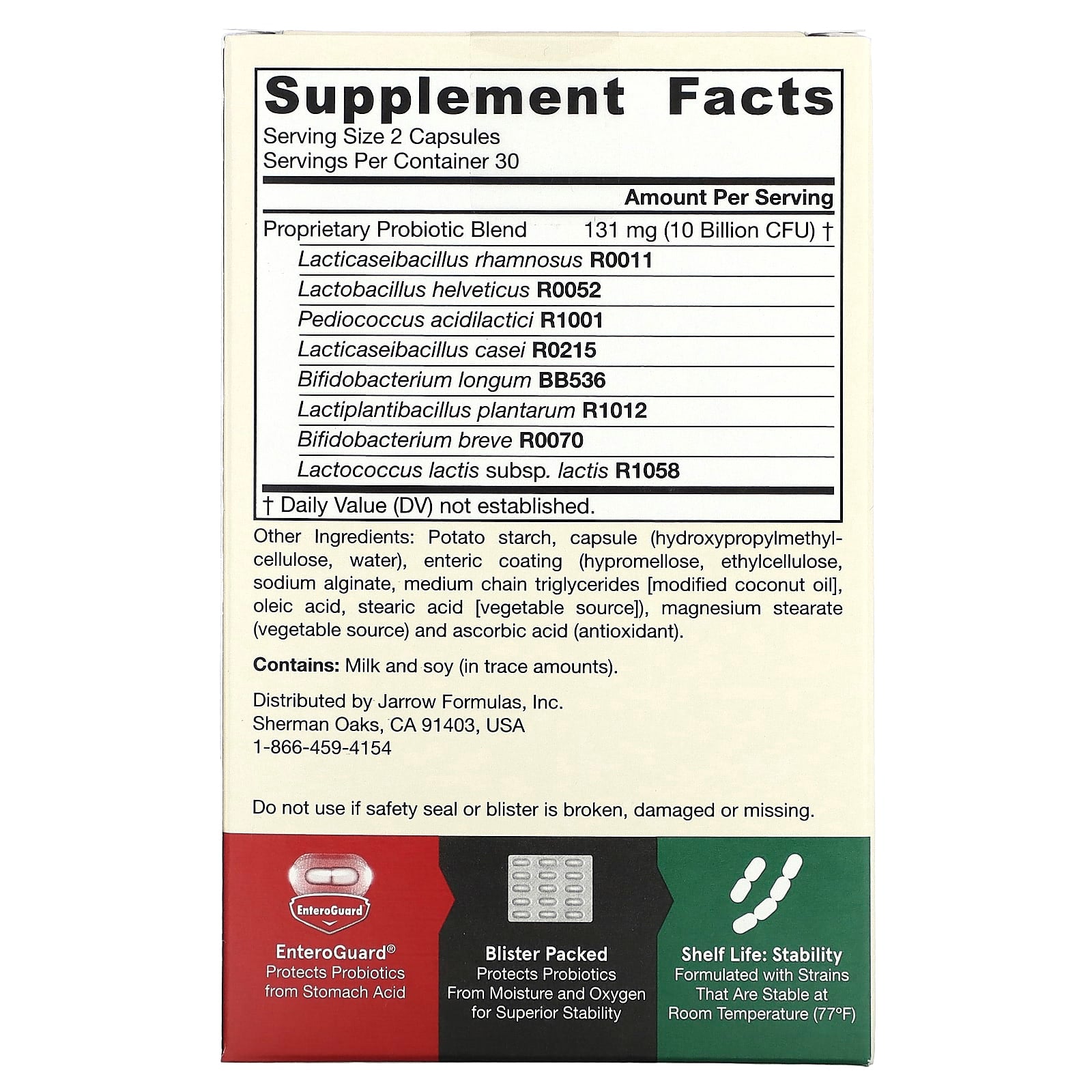 Jarrow Formulas, Jarro-Dophilus EPS, 60 Veggie Caps (5 Billion per Capsule)