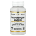 California Gold Nutrition, Saccharomyces Boulardii, 60 Veggie Capsules (5 Billion CFU per Capsule)