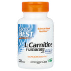 Doctor's Best, L-Carnitine Fumarate with Biosint Carnitine, 60 Veggie Caps (500 mg per Veggie Cap)