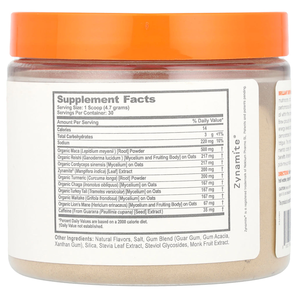 The Genius Brand, Brilliant Brew, Coffee Alternative, Salted Caramel, 5 oz (141 g)