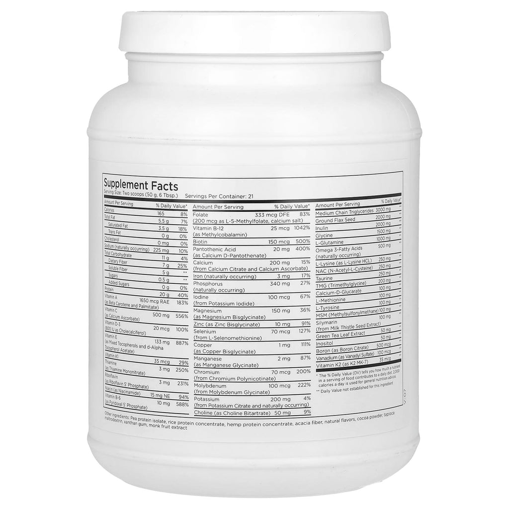 Metabolic Maintenance, Metabolic Detox Complete, Natural Chocolate, 2.3 lb (1.05 kg)