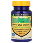 American Biosciences, ImmPower® D3, AHCC® Plus Vitamin D3, 30 Vegetarian Capsules
