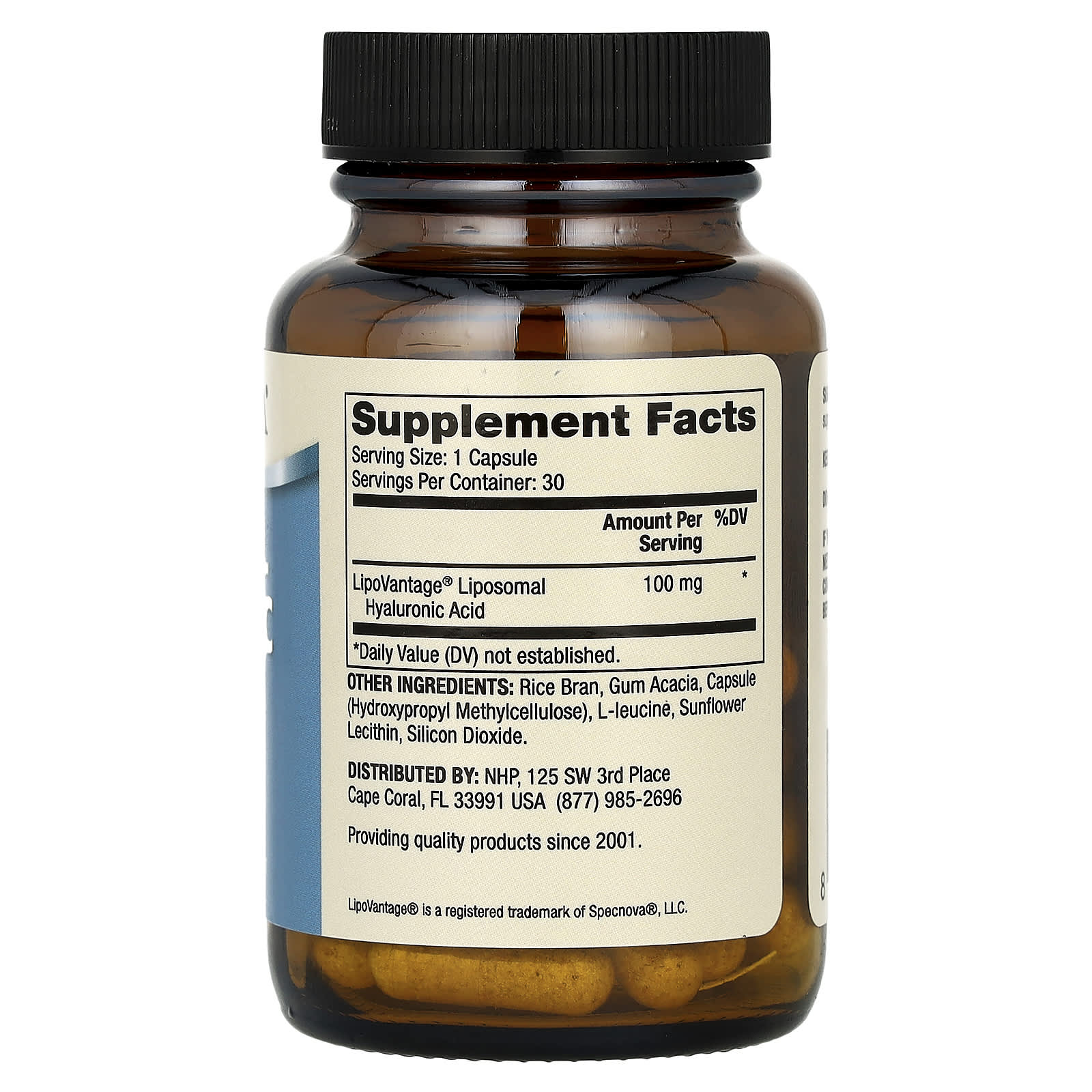 Dr. Mercola, Liposomal Hyaluronic Acid, 100 mg, 30 Capsules