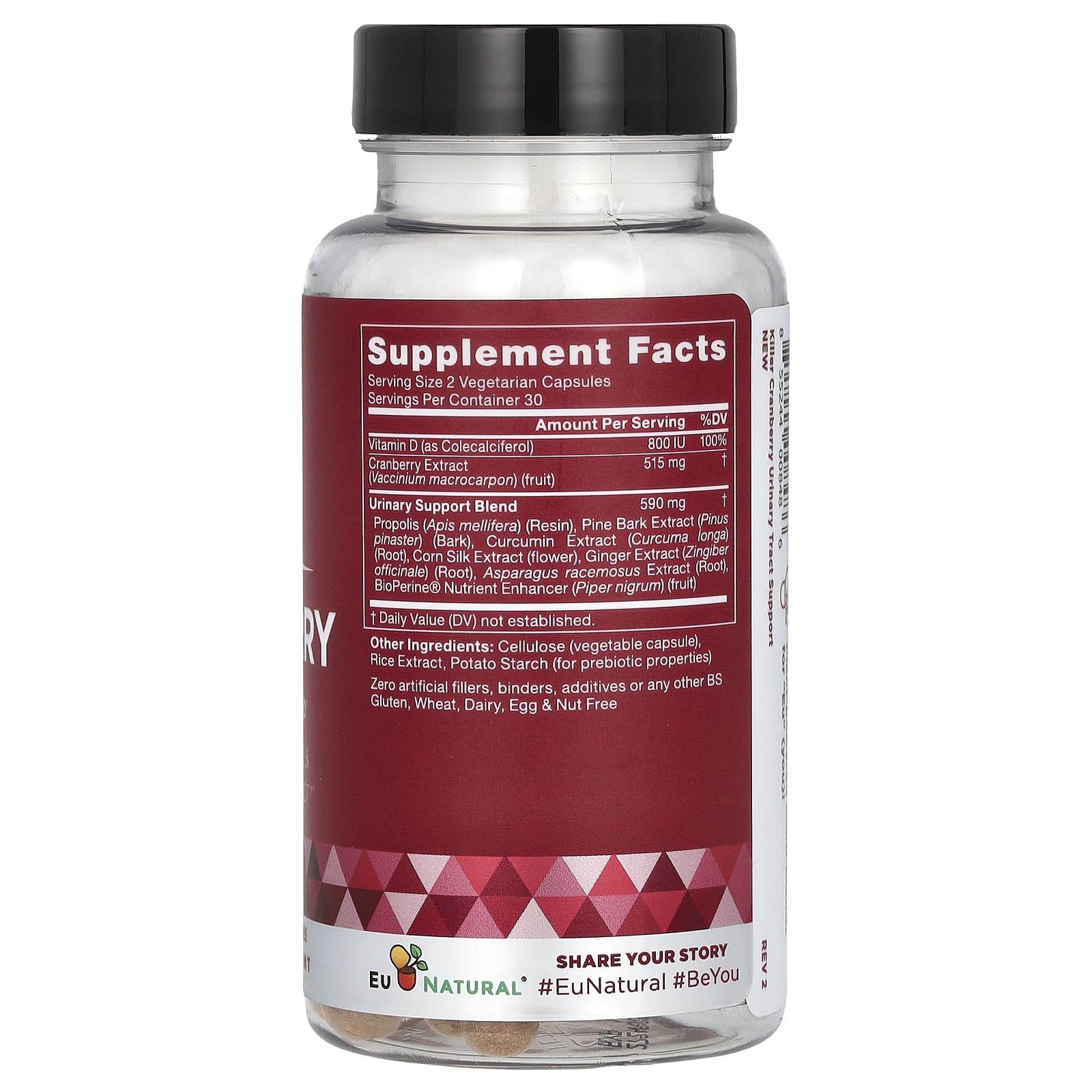 Eu Natural, Killer Cranberry + UTI Defense Blend, 60 Vegetarian Capsules