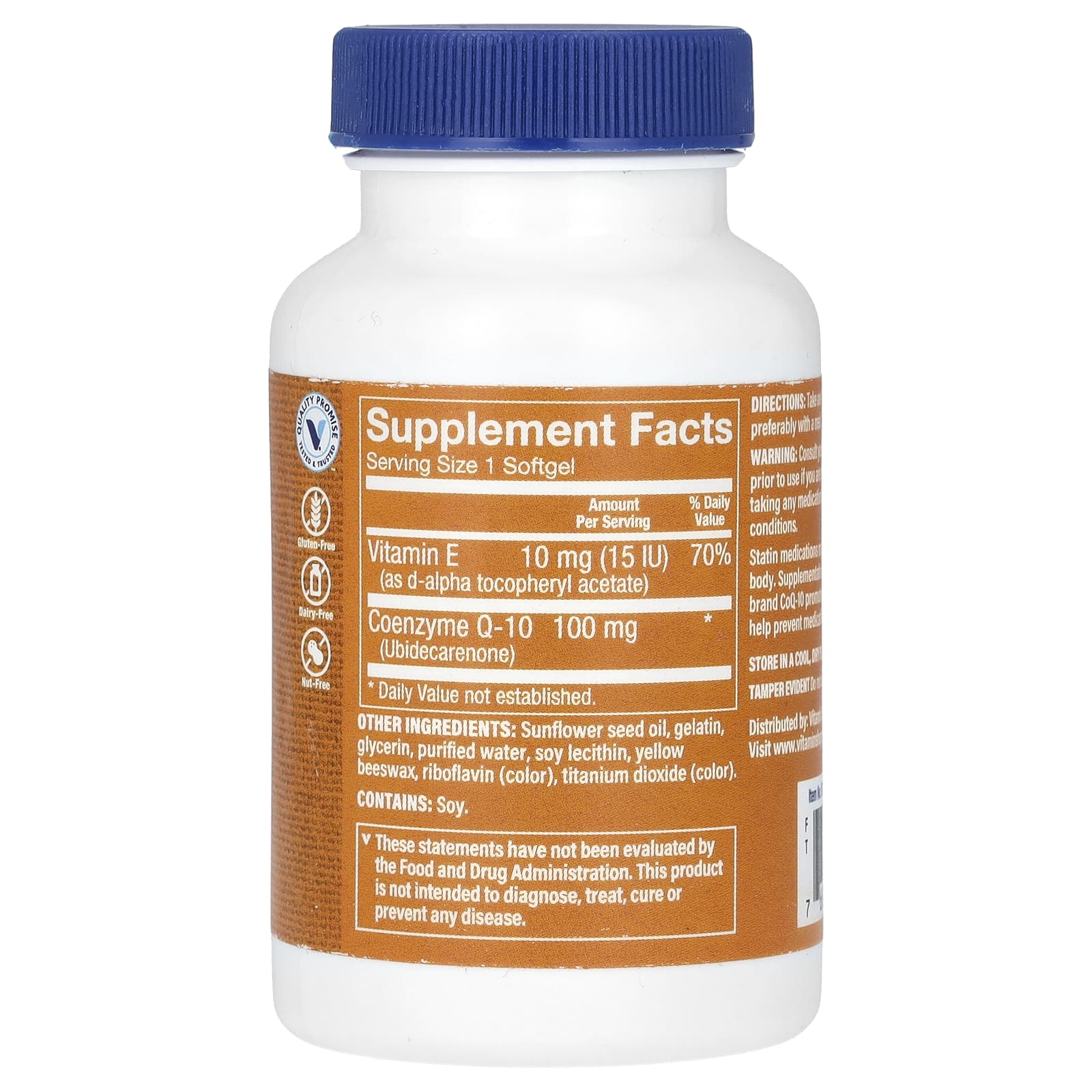 The Vitamin Shoppe, CoQ-10, 100 mg, 120 Softgels