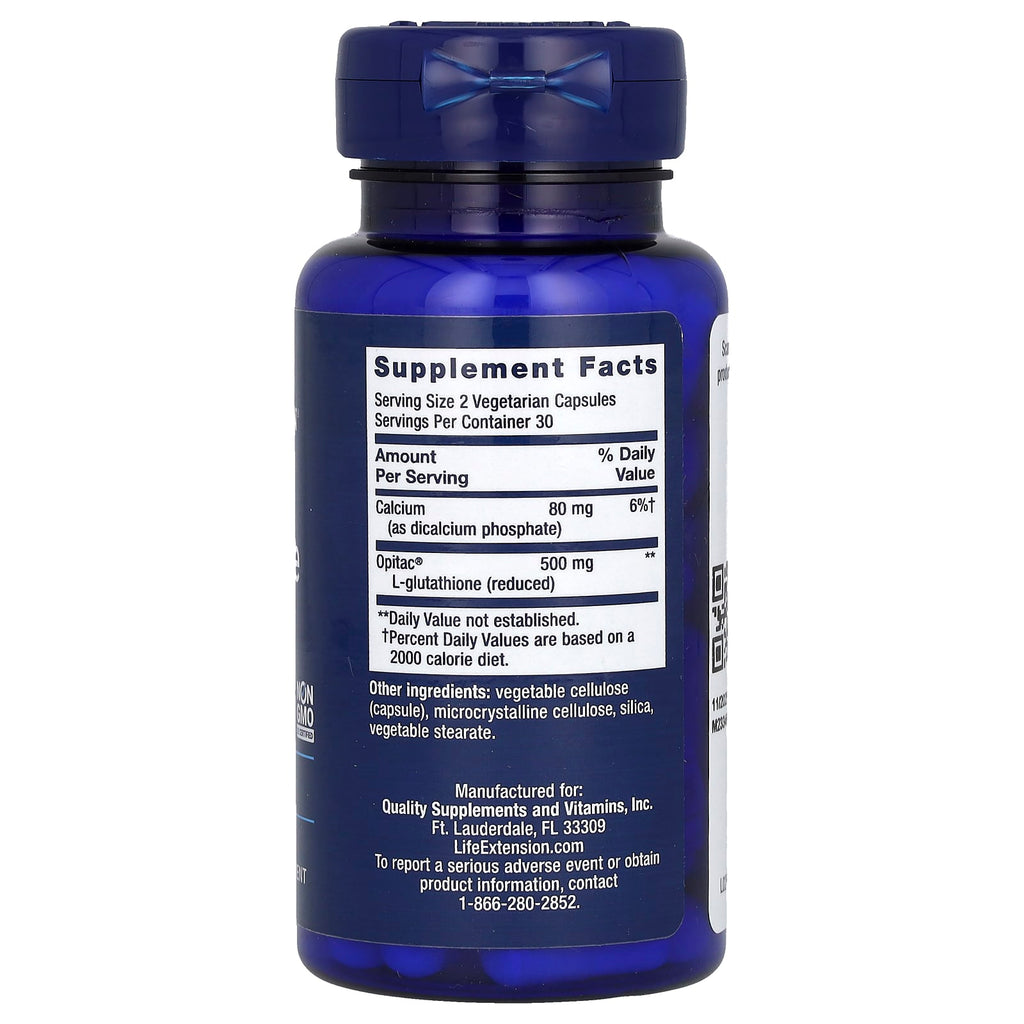 Life Extension, Glutathione, 60 Vegetarian Capsules