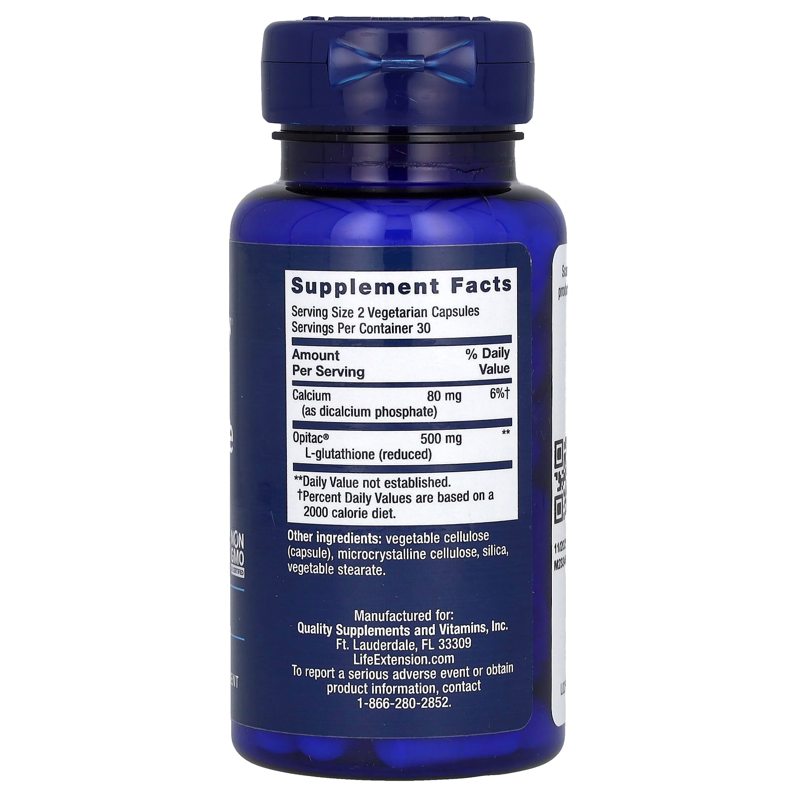 Life Extension, Glutathione, 60 Vegetarian Capsules