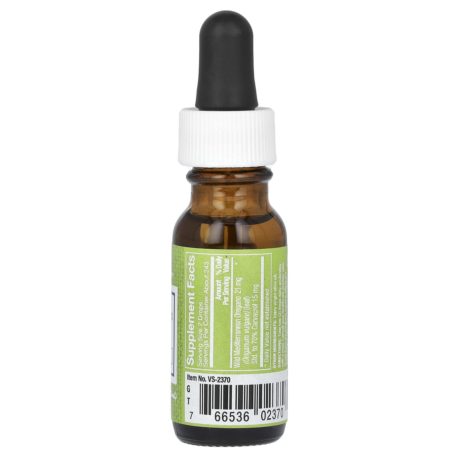 The Vitamin Shoppe, Oil of Oregano, 0.45 fl oz (13.5 ml)