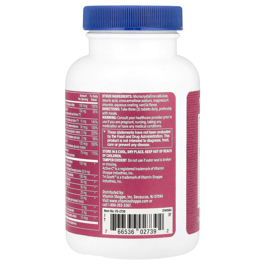 The Vitamin Shoppe, Ultimate Woman® 50+, Multivitamin & Multimineral, 180 Tablets