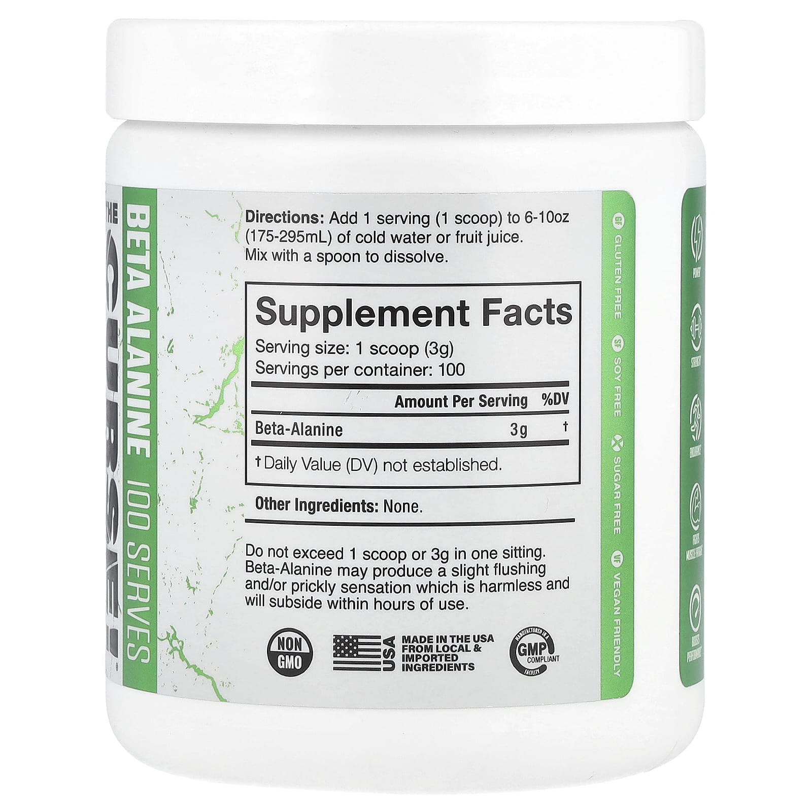 JNX Sports, The Curse!®, Beta Alanine, Unflavored, 10.6 oz (300 g)
