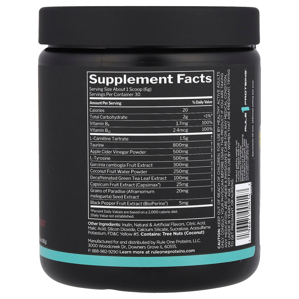 Rule One Proteins, Lean™, Non-Stim Weight Management, Pineapple Passionfruit, 6.35 oz (180 g)