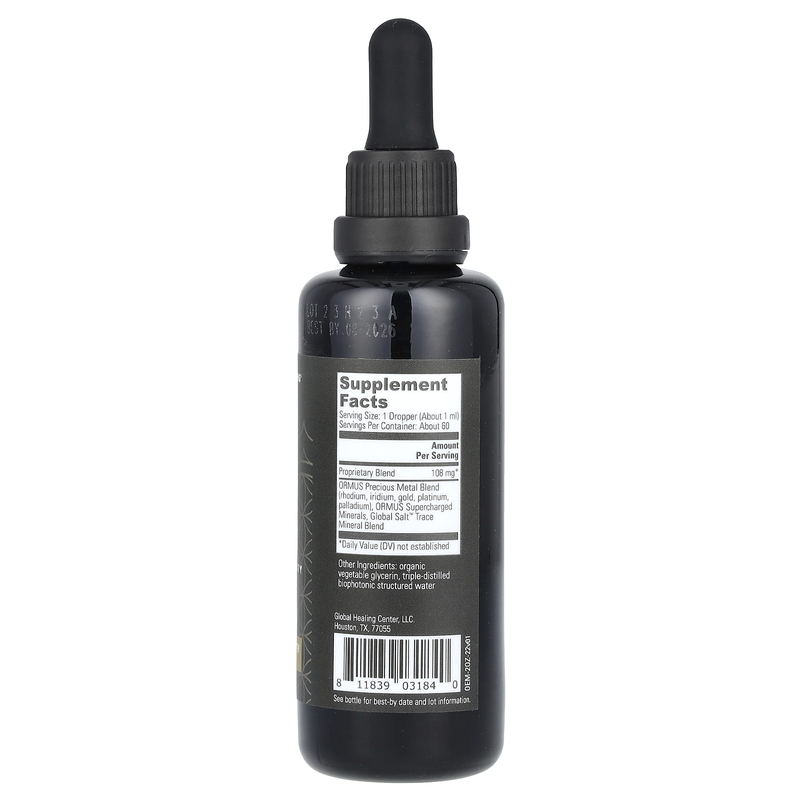 Global Healing, ORMUS Earth Minerals, 2 fl oz (59.2 ml)