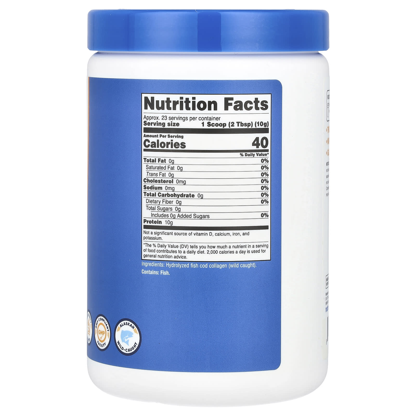Nutricost, Marine Collagen From Wild-Caught Fish, Unflavored, 8.1 oz (227 g)