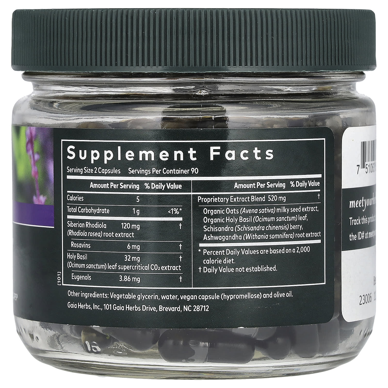 Gaia Herbs, Adrenal Health , 180 Vegan Liquid Phyto-Caps