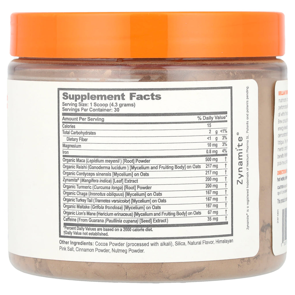The Genius Brand, Brilliant Brew, Coffee Alternative, Unsweeted, 4.6 oz (129 g)