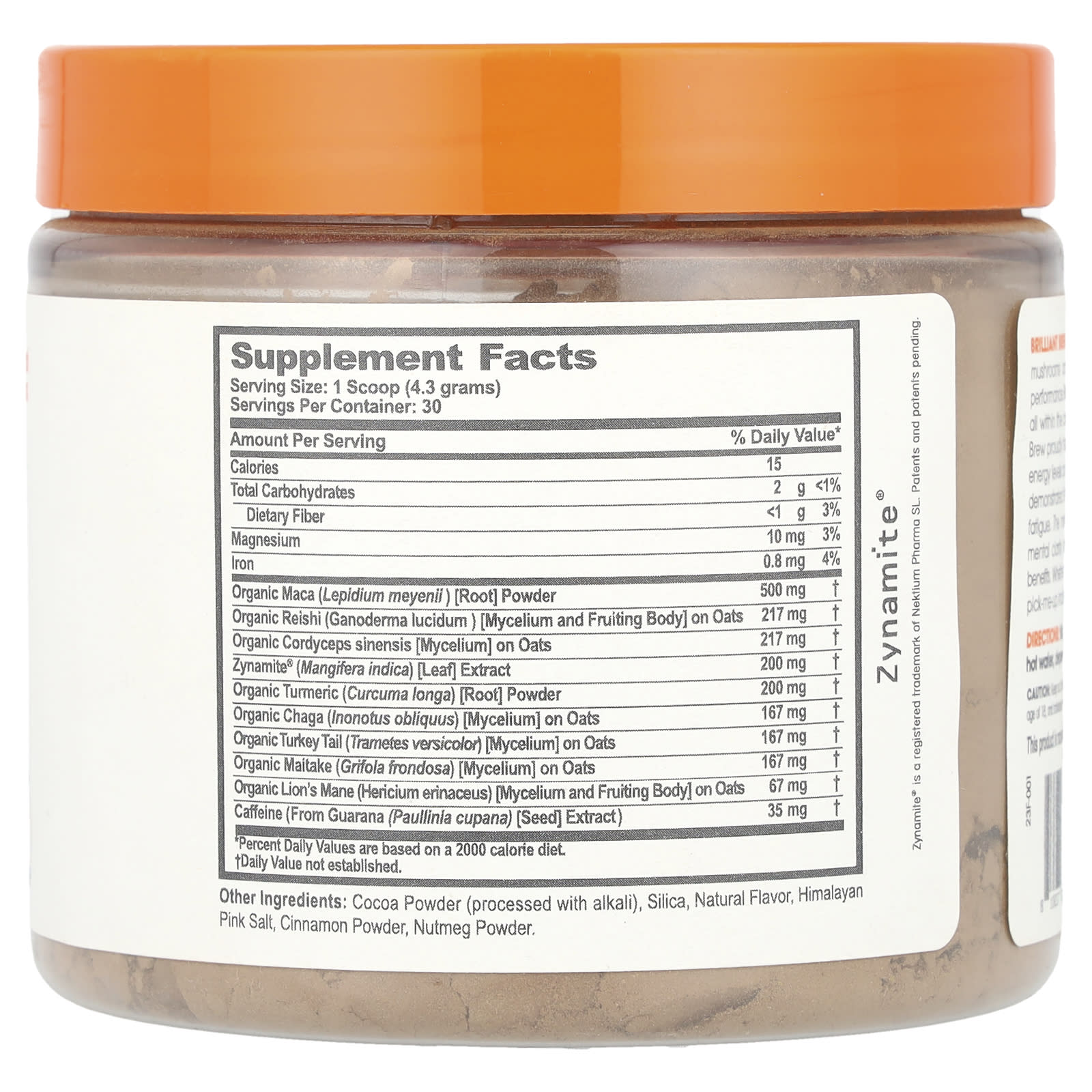 The Genius Brand, Brilliant Brew, Coffee Alternative, Unsweeted, 4.6 oz (129 g)