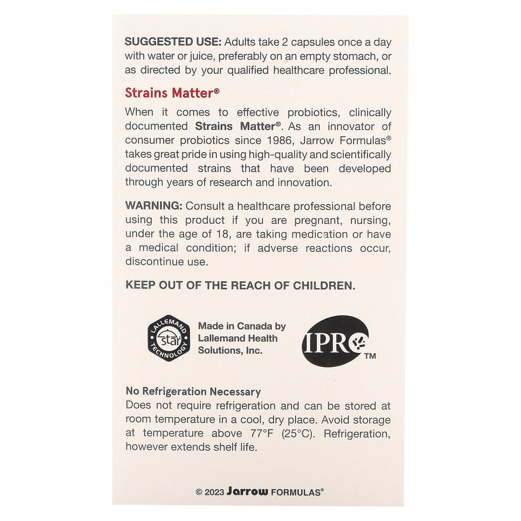 Jarrow Formulas, Jarro-Dophilus® EPS, 120 Veggie Caps (5 Billion per Capsule)