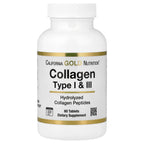 California Gold Nutrition, Hydrolyzed Collagen Type I & III, 60 Tablets