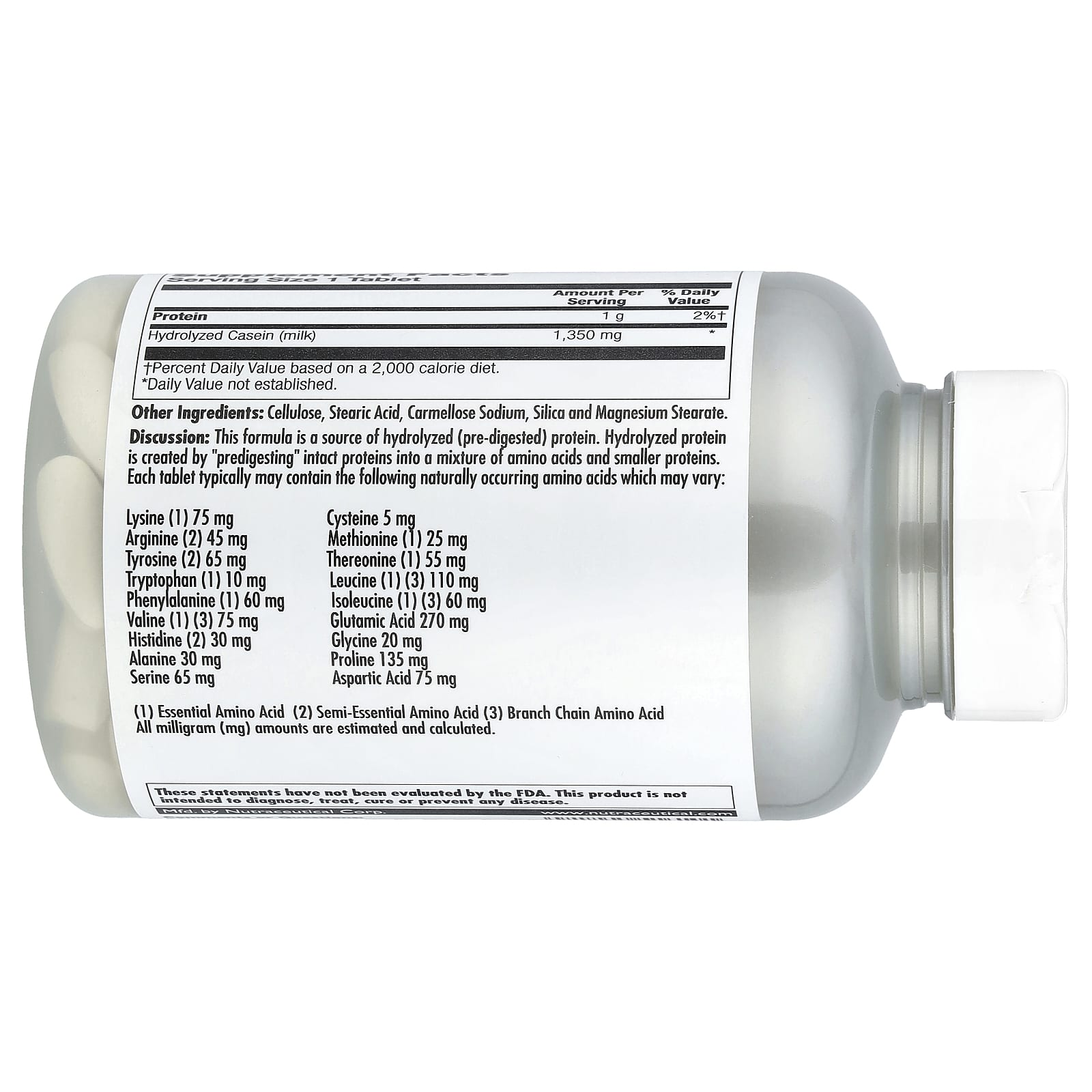 KAL, Amino Acid Complex 1000, 100 Tablets