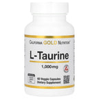California Gold Nutrition, L-Taurine, 1,000 mg, 60 Veggie Capsules